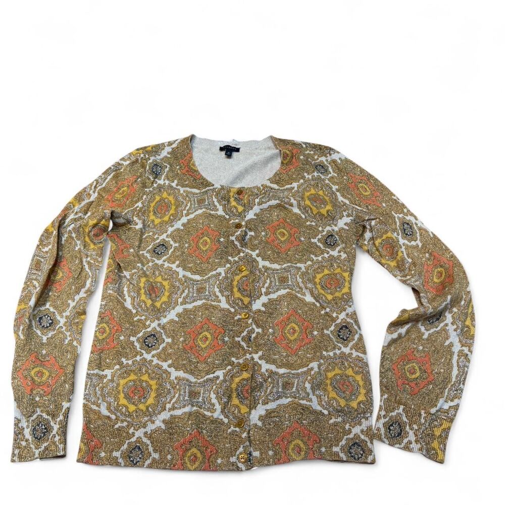 Talbots Women's GoldCardigan